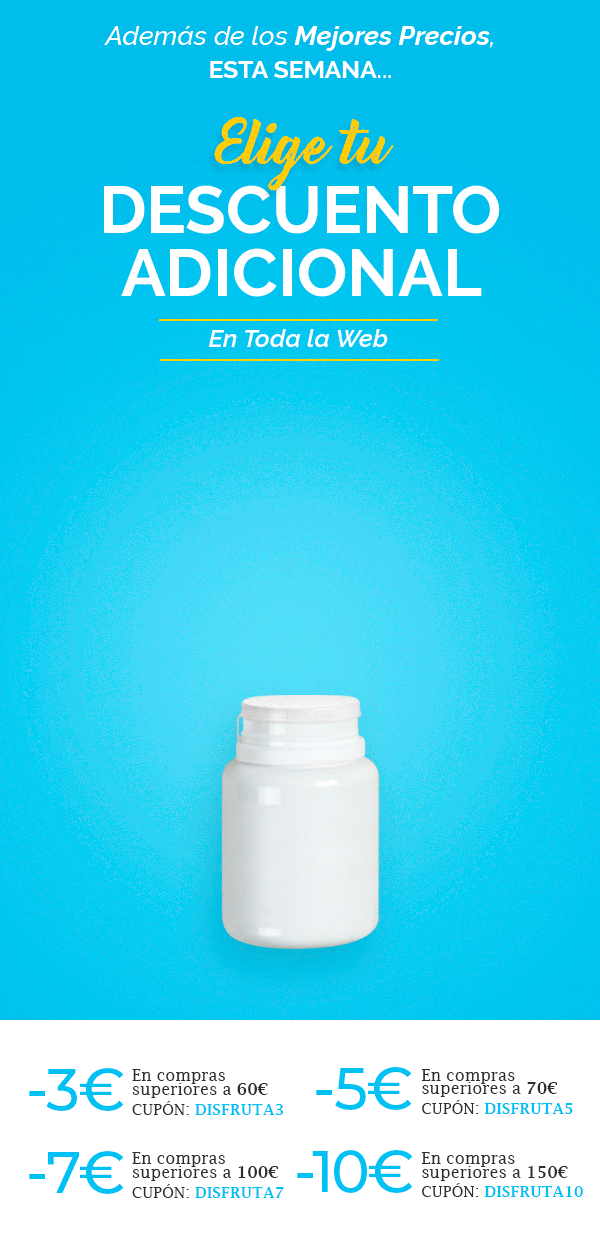 ¡Elige tu Descuento! -3€, -5€, -7€ o -10€ EXTRA