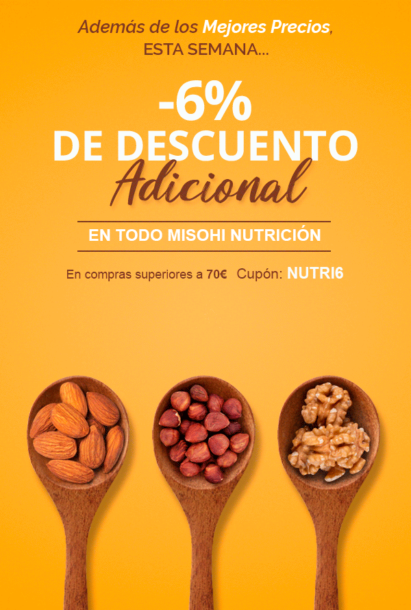 -6% de Descuento Adicional en Todo Misohi Nutrición